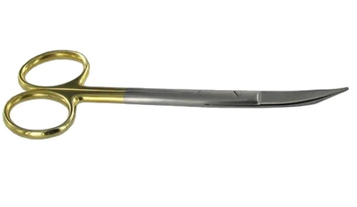 Ножницы GOLDMAN-FOX 130 мм изогнутые Арт. 8042