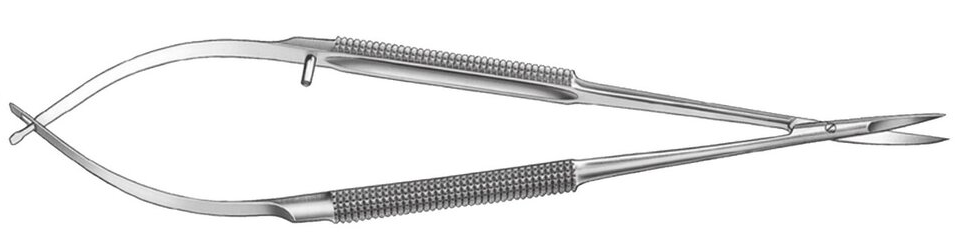 Микро-ножницы для слизистой, прямые \ изогнутые 150 мм Арт. 8056\57